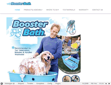 Tablet Screenshot of boosterbath.com